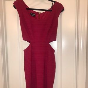 Bebe Dark Red Party Dress